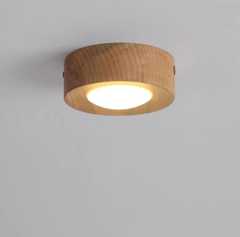 Lampe Led en bois de frêne pour une ambiance poétique au plafond