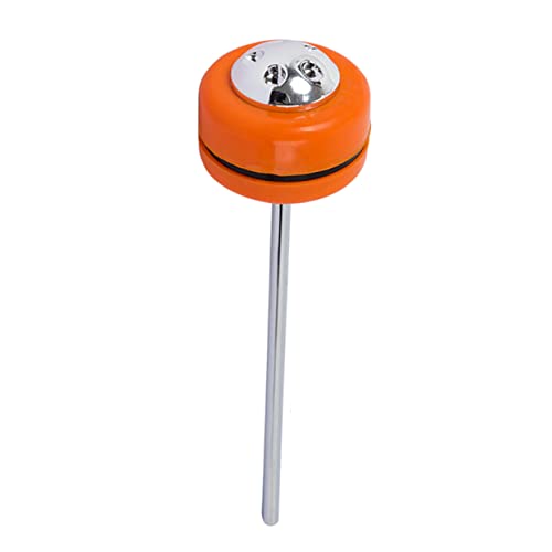 Baquetas de Tambor Metal con Cabeza de Silicona Naranja miniatura 1