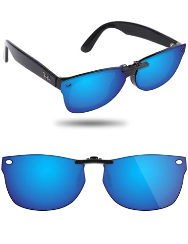 Polarized Clip-On Sunglasses for Ray-Ban RB5184F (Size 52-18) - UV Protection - Universal Fit for Men & Women