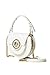 Just Cavalli Bolsos Mujer Blanco Bolso circular de hombro con parche logo Imagen de Just Cavalli Bolsos Mujer Blanco Bolso circular de hombro con parche logo