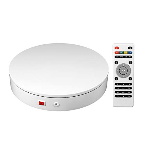 SODIAL 32cm Smart Remote Control Speed ??Direction 360 Degree Auto-Rotation Photography Rotating Turntable