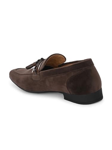 Image of San Frissco Men's Formal Loafers Leatherette Trending Shoes with Tussle,Semi Casual Cushioned Footbed Cushioned Footbed Formal Party Slip-On Shoes /Stylish, Comfortable & Lightweight