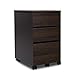 Bestier Desk Drawer Storage Cabinet with Casters Under Desk Cabinet Storage Office Drawers, Home Furniture Drawer Cabinet Organizer Night Stand Table for Study Room and Bedroom P2 Wood (Brown)