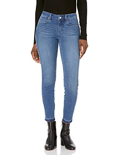 PAIGE Women's Verdugo Transcend Vintage Mid Rise Ultra Skinny Ankle W/Undone Front Hem