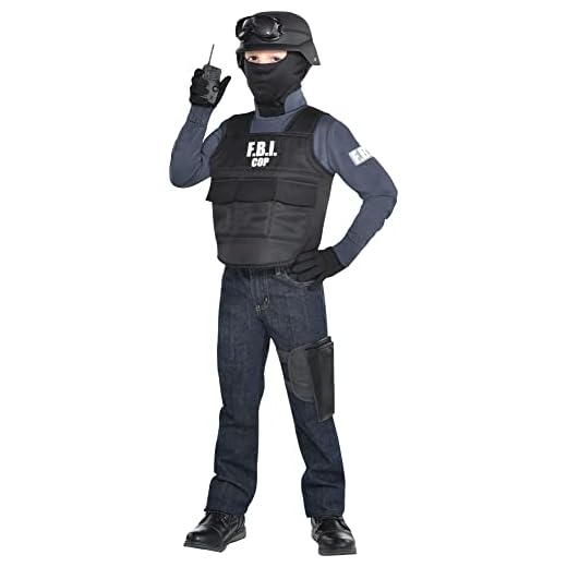 amscan FBI Agent Child Costume - Large 12-14, 1 Pc