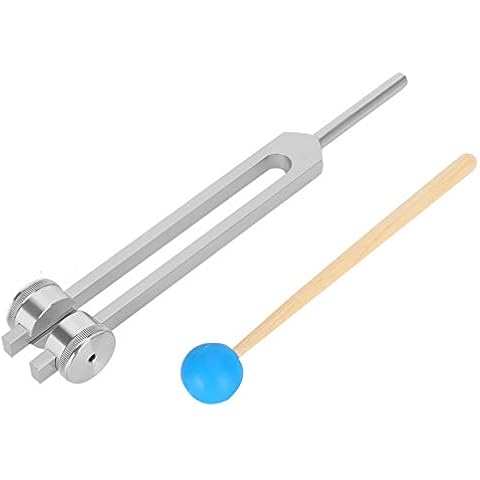 Aluminum Alloy Tuning Fork, Effective Practical Yoga Tuning Fork, 111HZ for Relaxing Women Yoga Girls(111 Tuning Fork Silver) Cover
