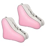 ANDRESLAD 2 Piezas Bolsa para Patines de Ruedas Rosa de Ligera y Resistente con Asa Cómoda para Transporte Fácil y Protección Eficaz de Patines