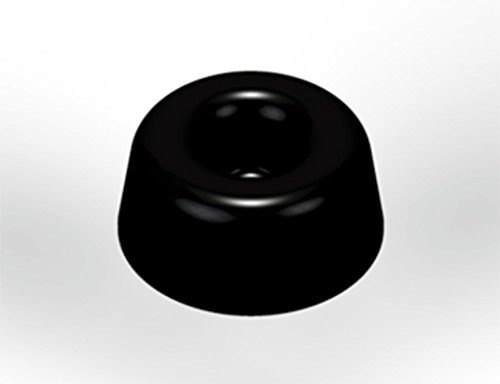 3M Bumpon Protective Products SJ5009 Black, 1000 per case