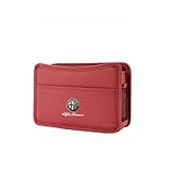  JOEBO Organizzatore da Appendere per Auto, Scatola portaoggetti per Auto, pattumiera per Auto, per Alfa Romeo GTA Coupe GTV Mito Montreal RZ Spider Stelvio SZ Tonale,Red