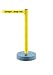 Post with Retractable Barrier