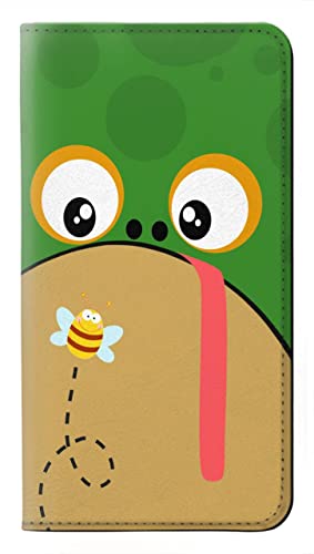 Housse cuir Samsung S26 dessin animé grenouille pour égayer vos sorties et photos