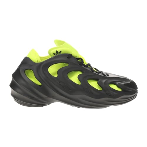 adidas Mens Adi Fom Q Lace Up Sneakers Shoes Casual - Black, Yellow
