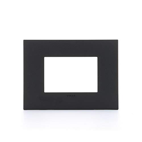 Vimar 19653.71 Arké Cover Frame Classic 3 Module Technopolymer Black - Image 2
