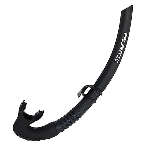 Scuba Choice Palantic Black Spearfishing Free Dive Low Volume Flexible Snorkel Cover