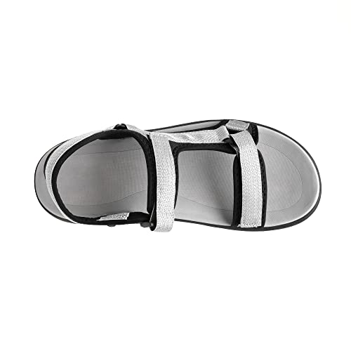 Bruno Marc Men’s Sport Sandals Outdoor Walking Arch Support Trail Sandals Strap Athletic Summer Water Shoes,Grey,Size 10,Sbsa222M #TOP3