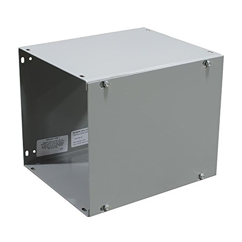 Milbank 6648-GSC1-NK ANSI 61 Gray Polyester Powder Coated G90 Gauge Steel Lay-In Wireway 48 Inch x 6 Inch x 6 Inch