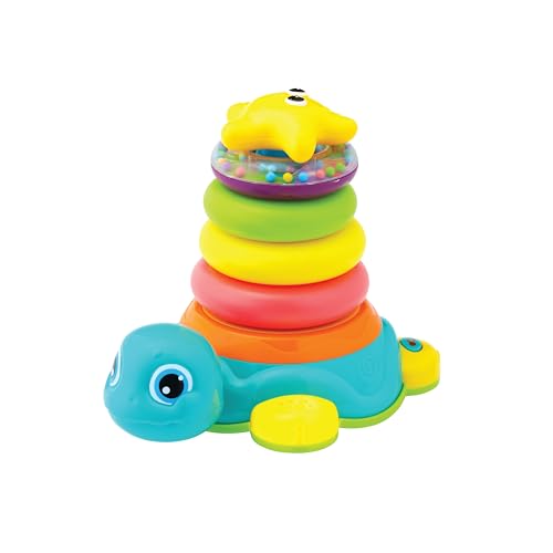 Kidoozie Bump Around Stacking Turtle Ages 6 Months+ Infant Toddler Learning Developmental Musical Toy by Kidoozie - Image 5
