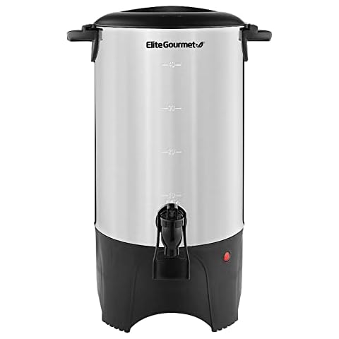 Elite Gourmet CCM-040 40 Cup Electric Hot Water Coffee Brewer Urn Cover