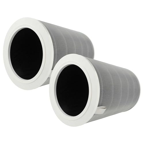 vhbw 2x Filtro HEPA compatible con Xiaomi Mi Air Purifier 2H, 2S, 3H, Pro, 2, 3, 2C, 3C purificador aire - Filtro de repuesto