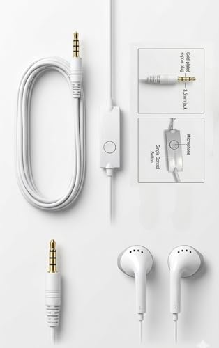 Image of Original-Galaxy Wired in Ear Earphones for All Smartphones with Mic | Pure Bass Sound | One Button Multi-Functional Remote