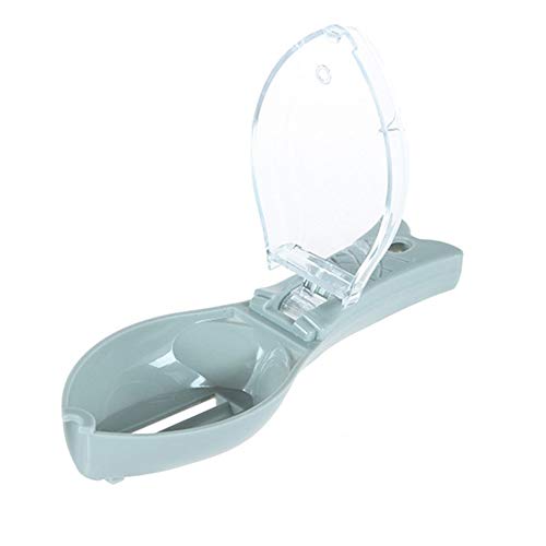 All Plastic Fish Scales Remover Cleaner Skinner Scaler With Cap Fast Cleaning Fish Skin Descaler Plastic Kitchen Fish Tools - Blue