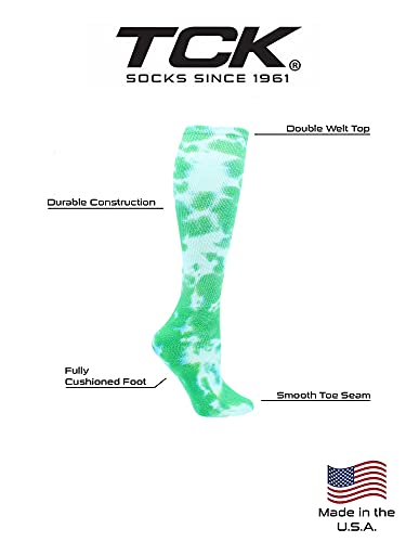 Image of Tie Dye Multisport Tube Socks Soccer Softball Volleyball for Girls Boys Women and Men Youth and Adult