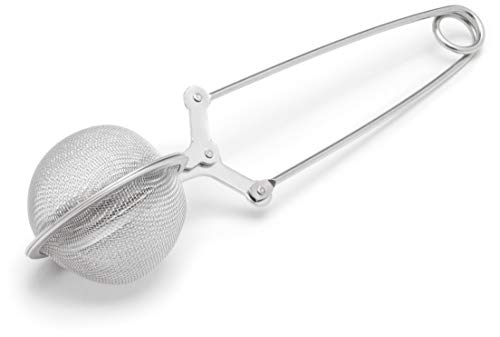 Fox Run Silver Mesh Spring Tea Infuser, 2 x 1.5 x 6.25 inches, Metallic