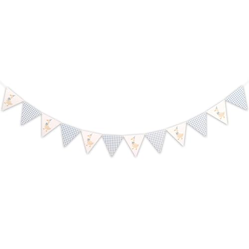 GIOGUK Silly Goose Birthday Party Banner - Baby Shower/Gender Reveal Party Decorations Supplies Banner, Silly Goose Animal Theme Anniversary Celebrations Decorations Banner, Goose Sign Birthday Party Garland