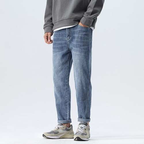 Jeans Pants Trouser Denim for Men in Spring and Autumn Loose Classic Trendy Casual Workwear2