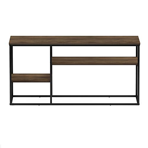 Image of FURINNO Moretti Modern Lifestyle TV Stand, Columbia Walnut