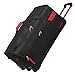 Rocklands® Lightweight Luggage Rolling Holdall Suitcase Wheeled Duffle Bag Cargo Sport Travel Bag RL501 (Red/Black, Medium - 28" (H74 x L37 x W36 cm))
