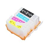 La conception de la recharge directe permet un remplissage facile d'encre sans méthode de recharge de vide ou outils spéciaux.