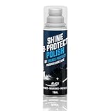 Shine & Protect | Sofort-Schuhcreme 75 ml mit Schwammapplikator...