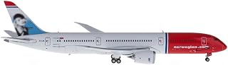 FloZ for Geminijets for Norwegian Airlines for Boeing 787-9 EI-LNI 1:400 Airplane Pre-Built Model