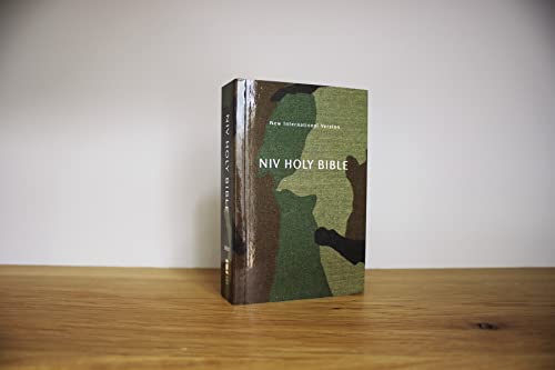 Niv, Holy Bible, Compact, Paperback, Woodland Camo, Comfort Print