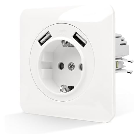 CNBINGO USB Flush-Mounted Schuko Socket Cover