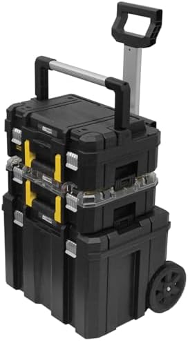 STANLEY FATMAX Conjunto Pro-Stack 3 Piezas, Maleta con Asa de Alu...