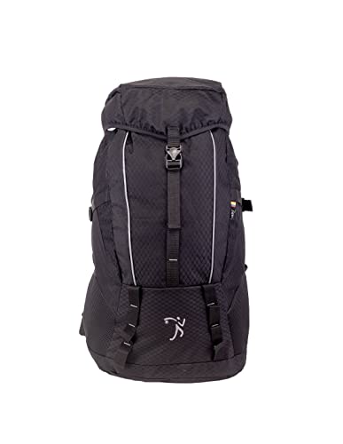 Sac à dos de randonnée grand volume 70L noir contre la pluie