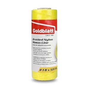 Goldblatt G11233 Geflochtene Nylonschnur 153m