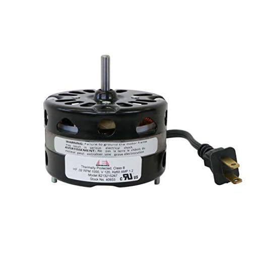 Endurance Pro 3.3 Inch Diameter Vent Fan Motor Direct Replacement for Nutone/Broan 40933, 86933, 8693000, JA2B104N