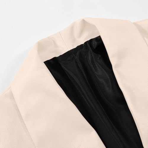 Girls Blazer Notched Lapel Long Sleeve Jackets Open Front School Uniform Blazers with Pocket Value Bundle Sizes 3-144