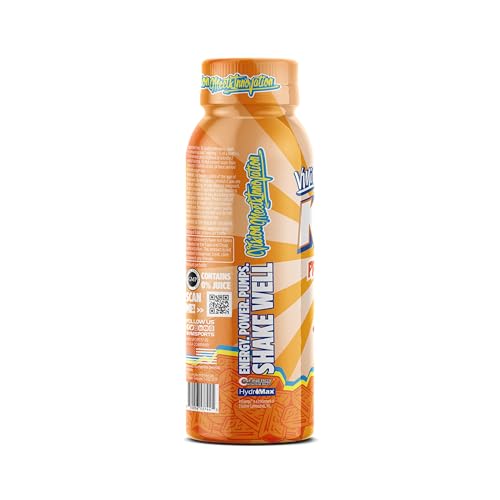 Image of VMI Sports KXR High Stimulant Ready to Drink Pre-Workout | 400mg Caffeine 6g Citrulline 3.2g Beta-Alanine | Delicious - Convenient | 12 ct - 12.5 oz Bottles (12 Count, PEZ Orange)