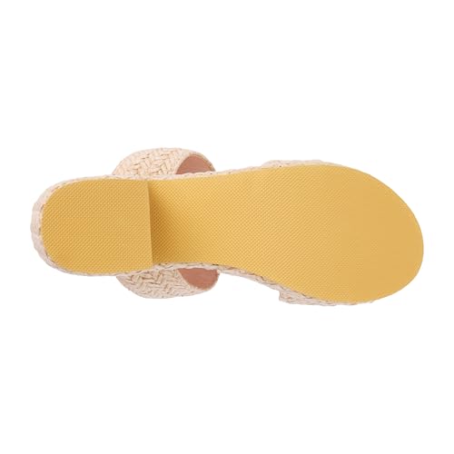 Image of BEACH by Matisse Womens Gem Platform Block Casual Sandals Casual High Heel 3 inch & Up - Off White