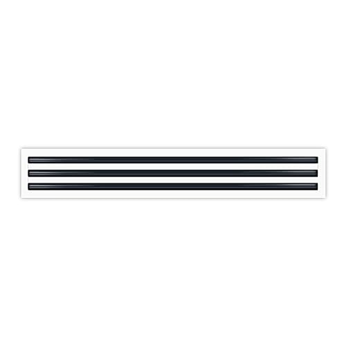 91,4 cm linearer Schlitz-Diffusor – 3 Schlitze, linearer Diffusor mit 3 Schlitzen – Texas Buildmart – moderne AC-Lüftungsabdeckungen für Decken, Wände und Böden – HVAC-Register, Gitter und