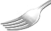 Amazon Basics Stainless Steel Dinner Forks with Pearled Edge, Pack of 12, Silver