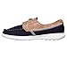 Skechers Performance Women's Go Walk Lite-15430 Wide Boat Shoe,navy,7 W US