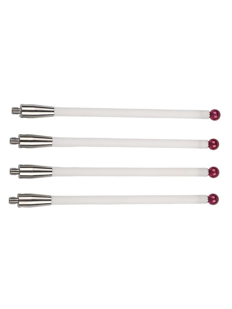 Rysik z sondą dotykową CMM z kulką 6 mm i ceramicznym trzpieniem, długość 100 mm, trzpień gwintowany A-5000-3712, do pomiaru w zastosowaniach CNC i obróbki metali