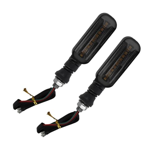 Feu arrière clignotant 2 en 1 DRL pour signalisation LED de moto 12V avec effet eau courante