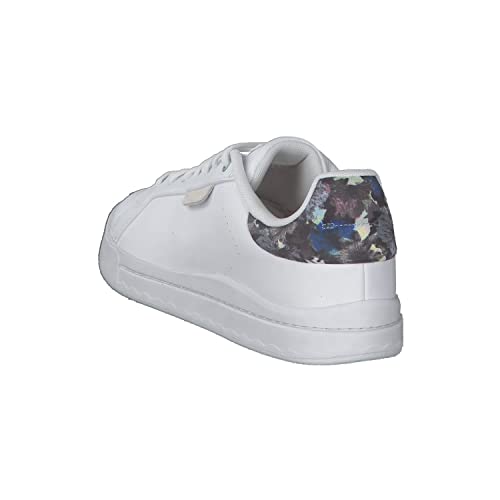 Sneaker plate-forme court à semelle compensée et profil bas