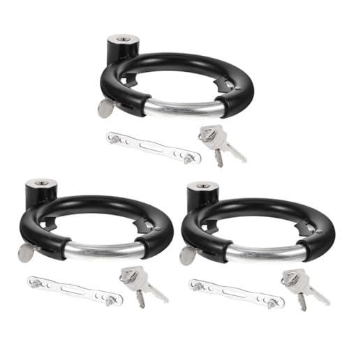Happyyami Cycling Bike Lock 3 Pack of Bicycle Locks for Mountain Bike Scooter and Motorcycle